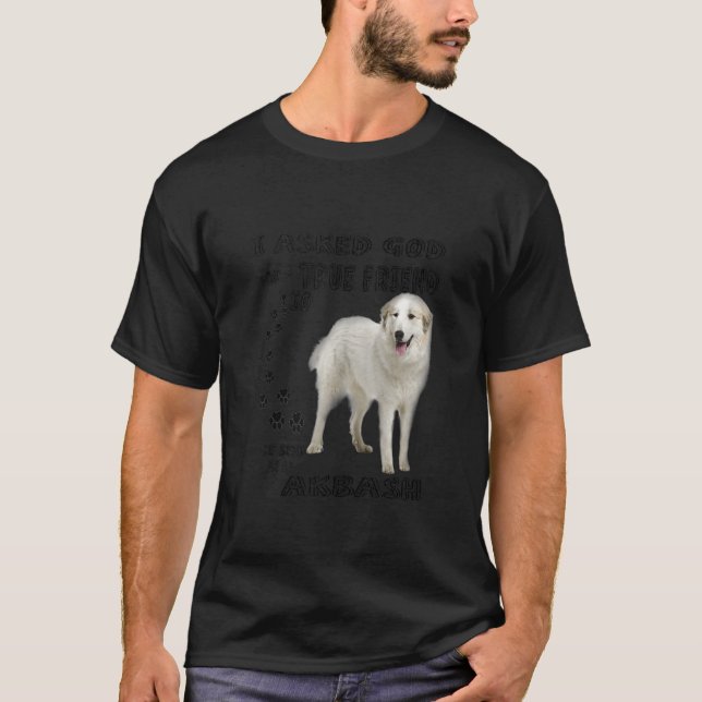 Akbash Quote Mom Askbash Dad Costume Cute Coban Ko T-Shirt (Front)