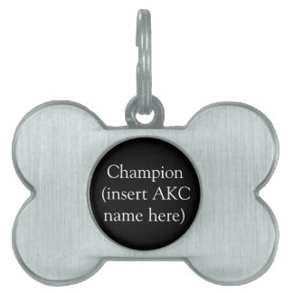 AKC Champion Personalized Tag