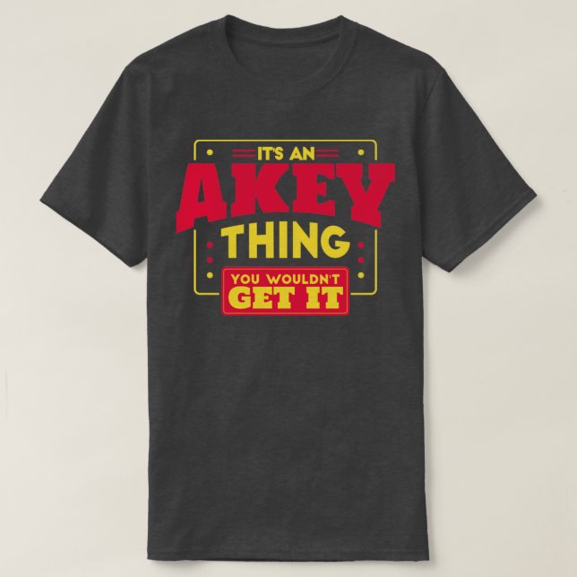 Akey T-Shirt (Design Front)