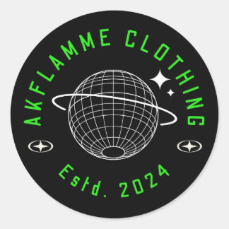 Akflamme.co Classic Round Sticker