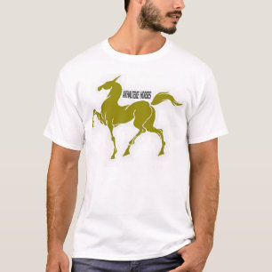 Akhal teke horse of gold art equestrian T-Shirt