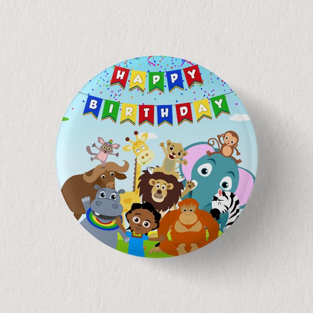 Akili and Me Button (Front)