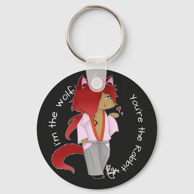 Akira Chibi || Blow Kiss Keychain (Front)