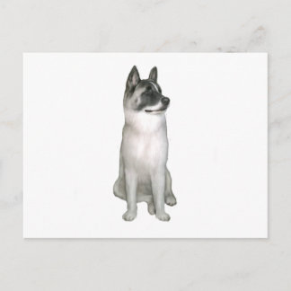 Akita (A) - (black mask) Postcard