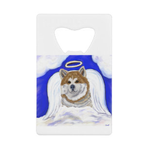 Akita Angel Credit Card Bottle Opener