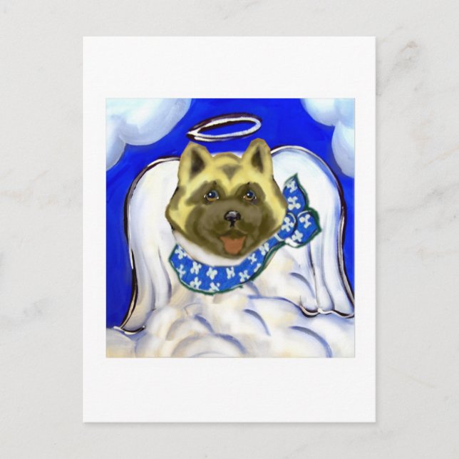 Akita angel postcard (Front)