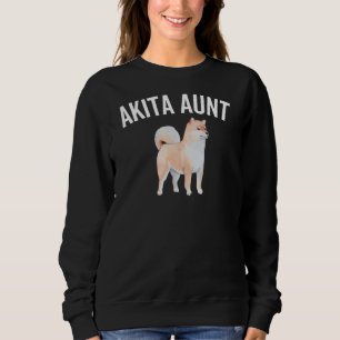 Akita Aunt Aunty Of Gorgeous Japanese Dog Or Pupp Sweatshirt