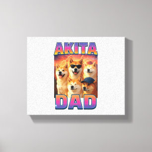 Akita Canvas Print