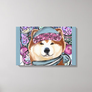 AKITA            CANVAS PRINT