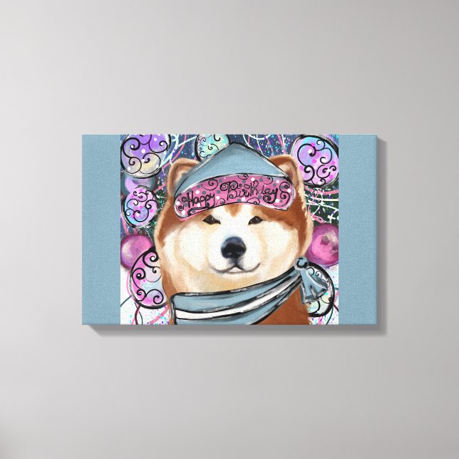 AKITA            CANVAS PRINT (Front)