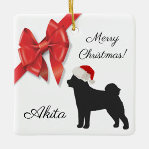 Akita Ceramic Ornament