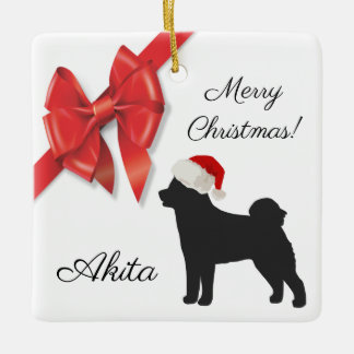 Akita Ceramic Ornament