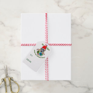 Akita Christmas Gift Tags