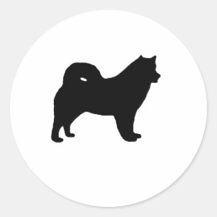 Akita Classic Round Sticker