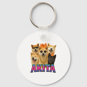 Akita Copy Keychain