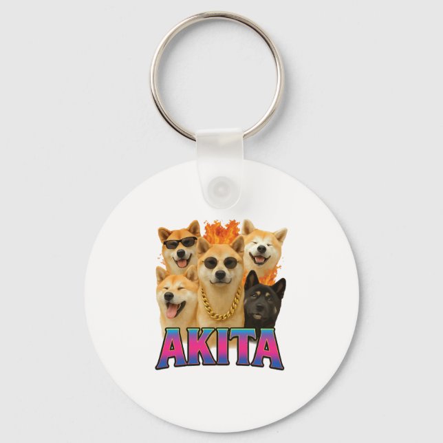 Akita Copy Keychain (Front)