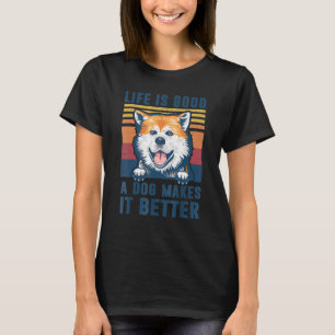Akita Dog Akita Dog Dad Mom Men Women T-Shirt