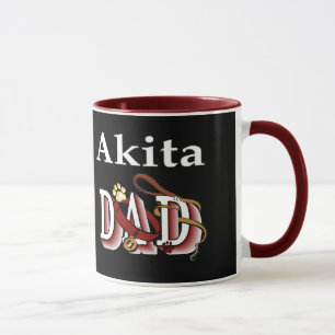 Akita Dog Dad Mug