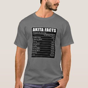 Akita Dog Lover Akita Facts Akita Dog T-Shirt
