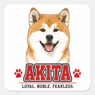 🐾 Akita Dog Lover Gift 🐾 Square Sticker