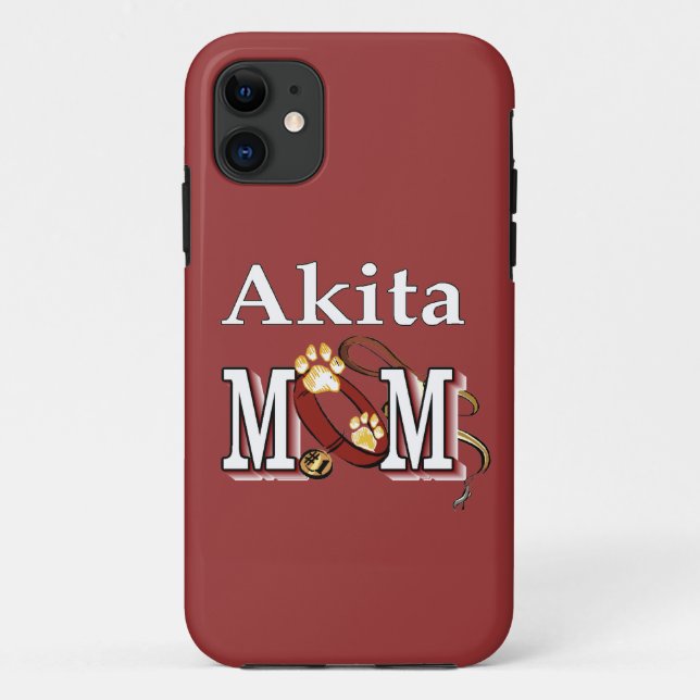 Akita Dog MOM Case-Mate iPhone Case (Back)