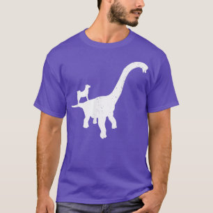 Akita dog pet owner lover dinosaurs funny  T-Shirt