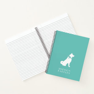 Akita Dog Puppy Notebook