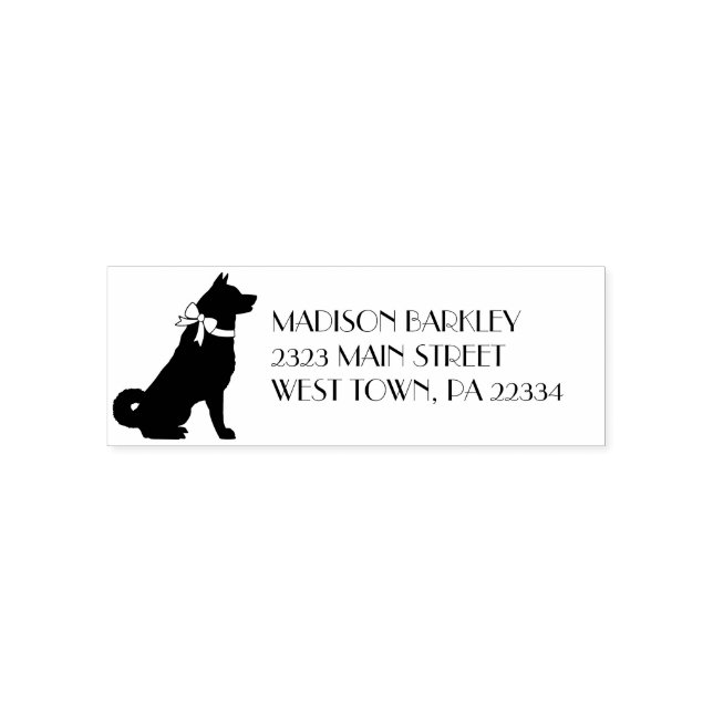 Akita Dog Puppy Self-inking Stamp (Design)