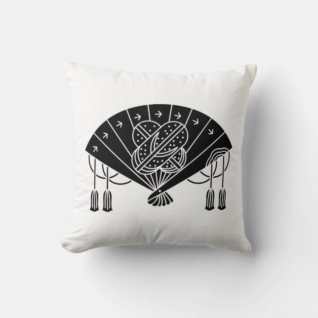 Akita fan throw pillow (Front)