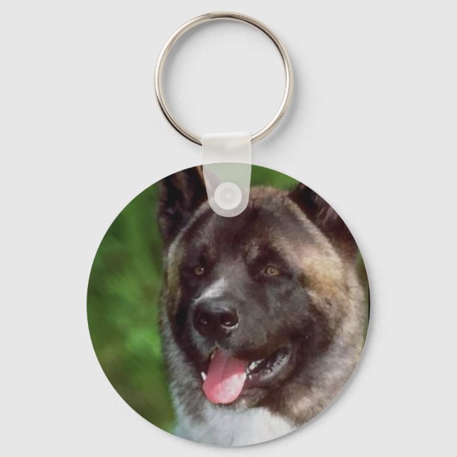 AKITA Gifts Art Keychain (Front)