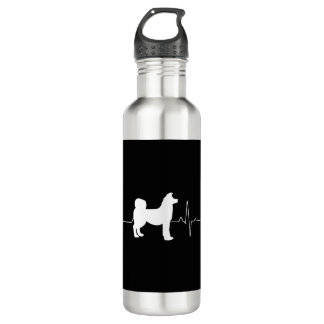 Akita Heartbeat   710 Ml Water Bottle