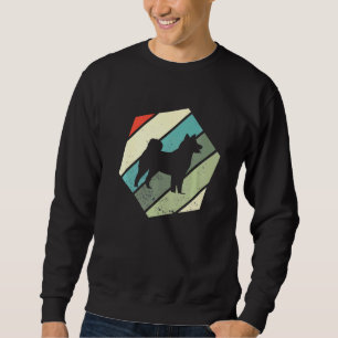 Akita Hexa Vintage Retro Akita Inu Akita Dog Owner Sweatshirt