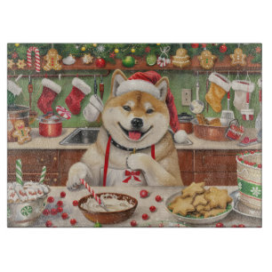 Akita Holiday Baking: Festive Christmas Cutting Board