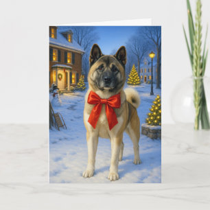 Akita Holiday Card