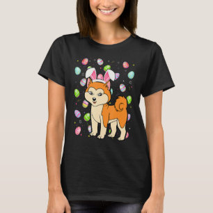 Akita Inu Dog Easter Egg  Funny Akita Inu Easter S T-Shirt