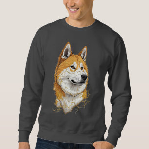 Akita Inu Dog Lover Cute Pet Gift Idea Sweatshirt