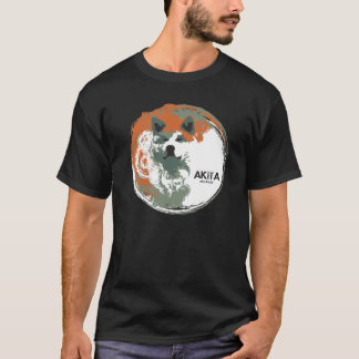 Akita inu face t-shirt