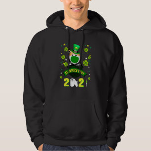 Akita Inu Leprechaun Dog Lover Face Mask St Patric Hoodie