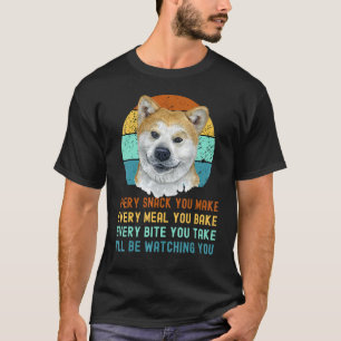 Akita Inu Or Kuma Inu Dog Every Snack You Make 2 T-Shirt