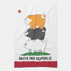 Akita Inu Republic Kitchen Towel