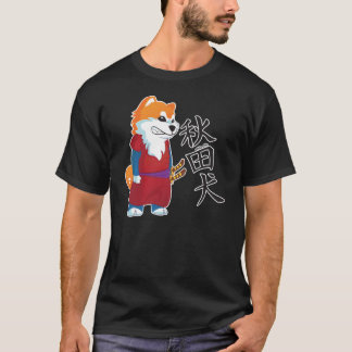 Akita inu Samurai T-Shirt