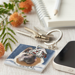 Akita keychain