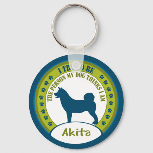 Akita Keychain