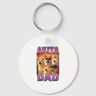 Akita Keychain