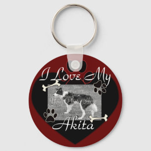 Akita Keychain