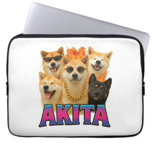 Akita laptop sleeve
