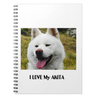 Akita Love Notebook