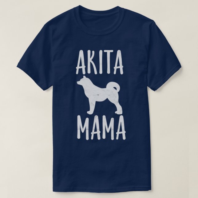 Akita Mama For Dog Lover T-Shirt (Design Front)