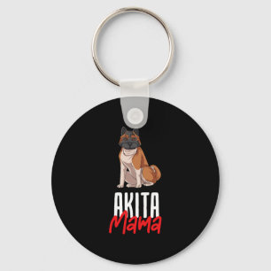 Akita Mama Keychain