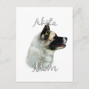 Akita Mom 2 Postcard